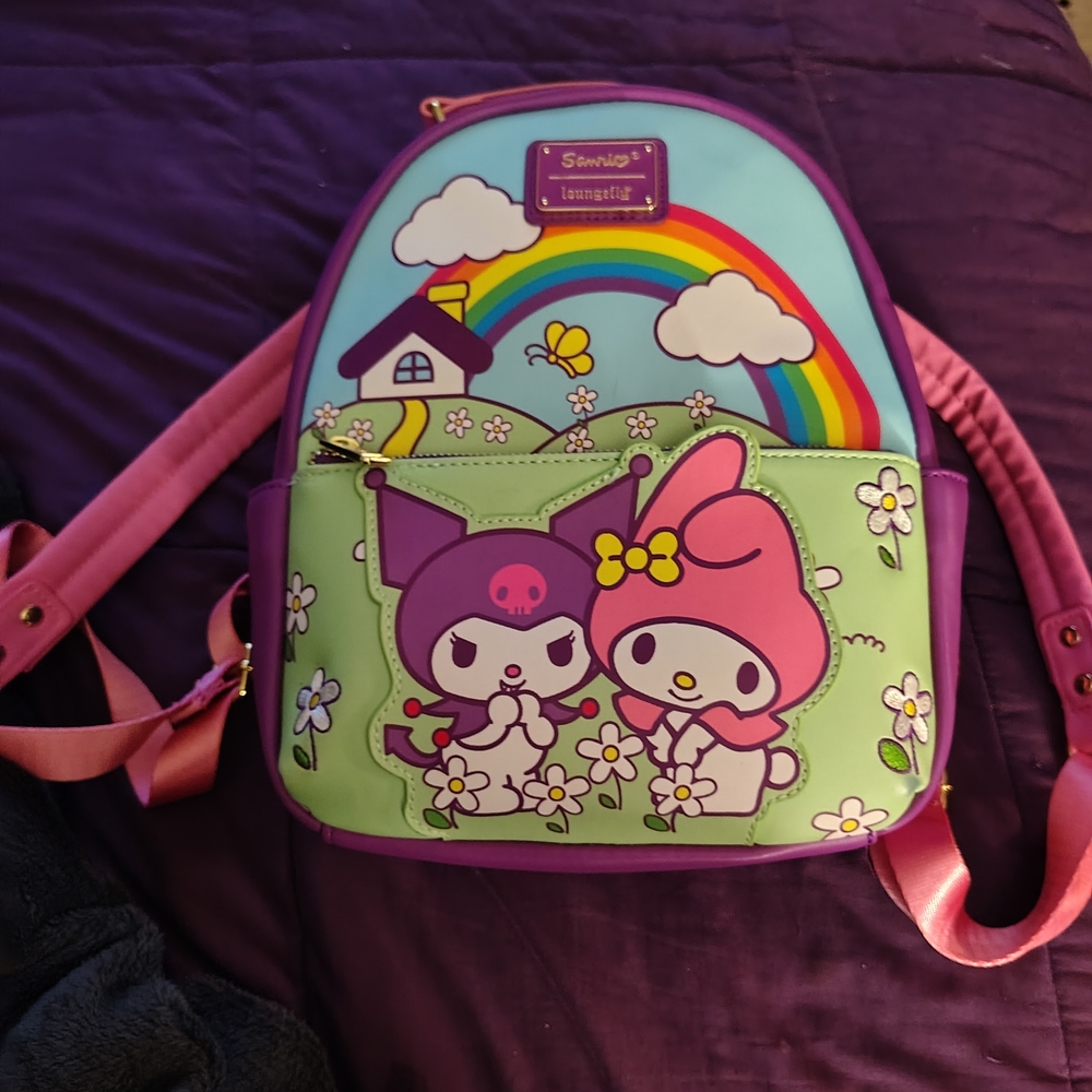 Sanrio Mini Backpack - Purple and Pink